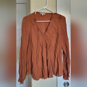 Nanette Lepore Terracotta Blouse